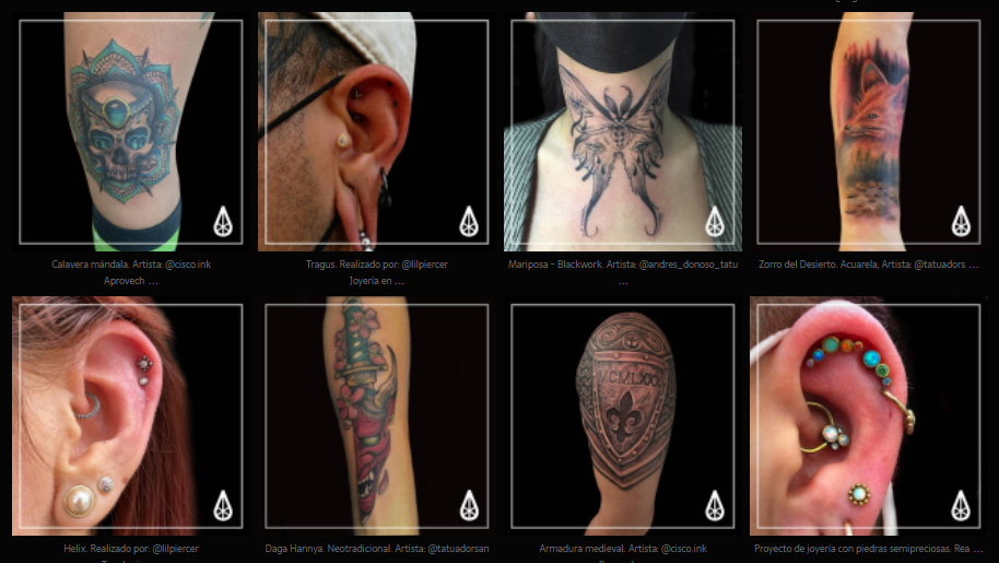 Porfolio de tatuajes realizados por Santiago Ink
