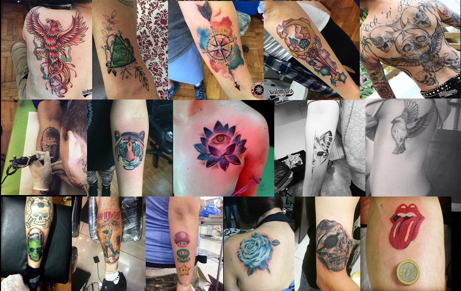 Porfolio de tatuajes realizados por Siete Mares Tattoo