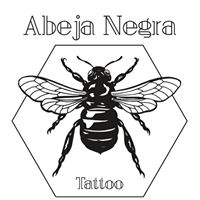 Logo empresa: abeja negra tattoo