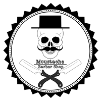 Logo empresa: moustache barber shop