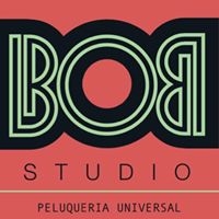 Logo empresa: bob studio, peluquería