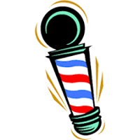 Logo empresa: imperios, escuela de barbería