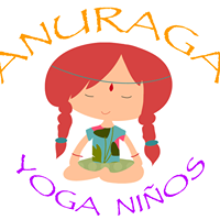 Logo empresa: taller yoga para ninos anuraga