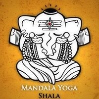 Logo empresa: mandala yoga shala. home studio