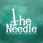 Logo empresa: the needle estudio de tatuaje